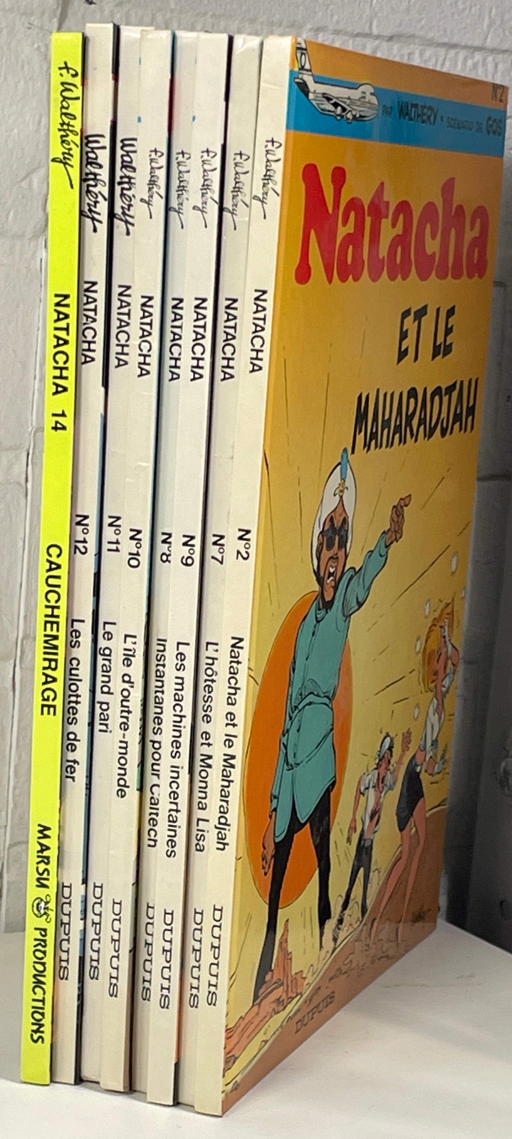 Coffret BD Vintage Natacha – Tomes 2, 7 à 12 et 14, Dupuis &amp; Marsu Productions