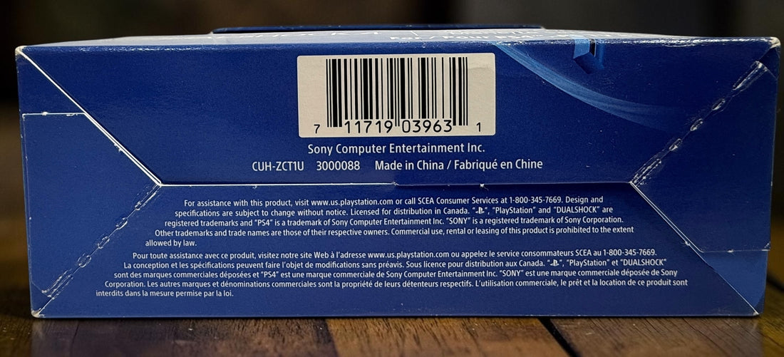 Authentic Sony DualShock 4 Wave Blue wireless controller for PS4. Complete in box with original packaging and manual. Tested OEM controller in excellent condition.