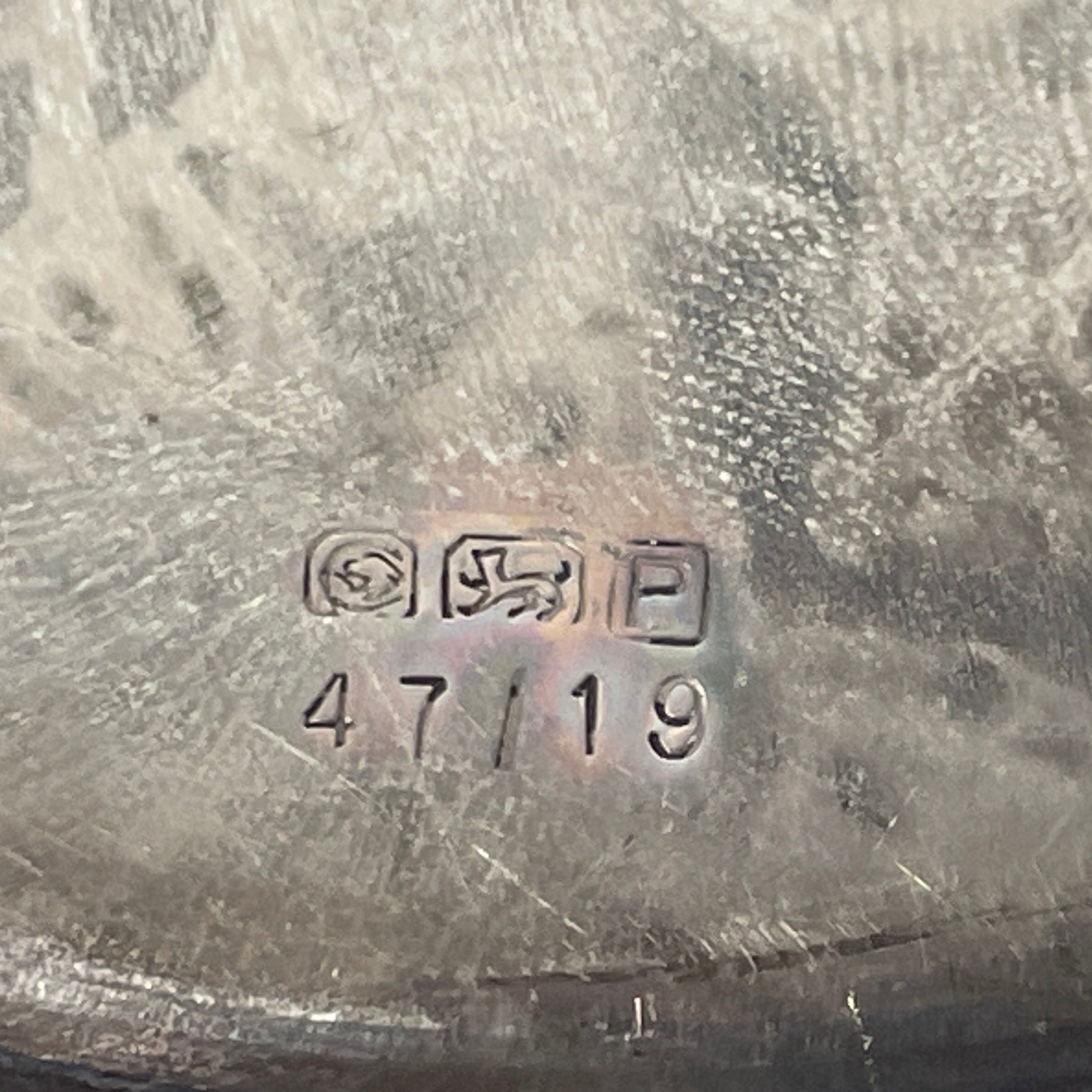 1959 Birks Sterling Silver Vide-Poche – Pierced Floral Rim