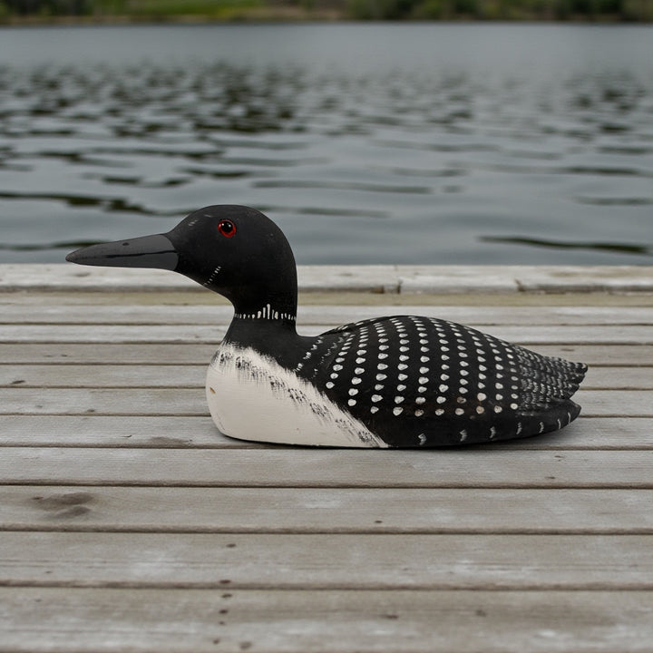 Vintage Hand-Carved Loon – Tremblay Canada – 14 in.