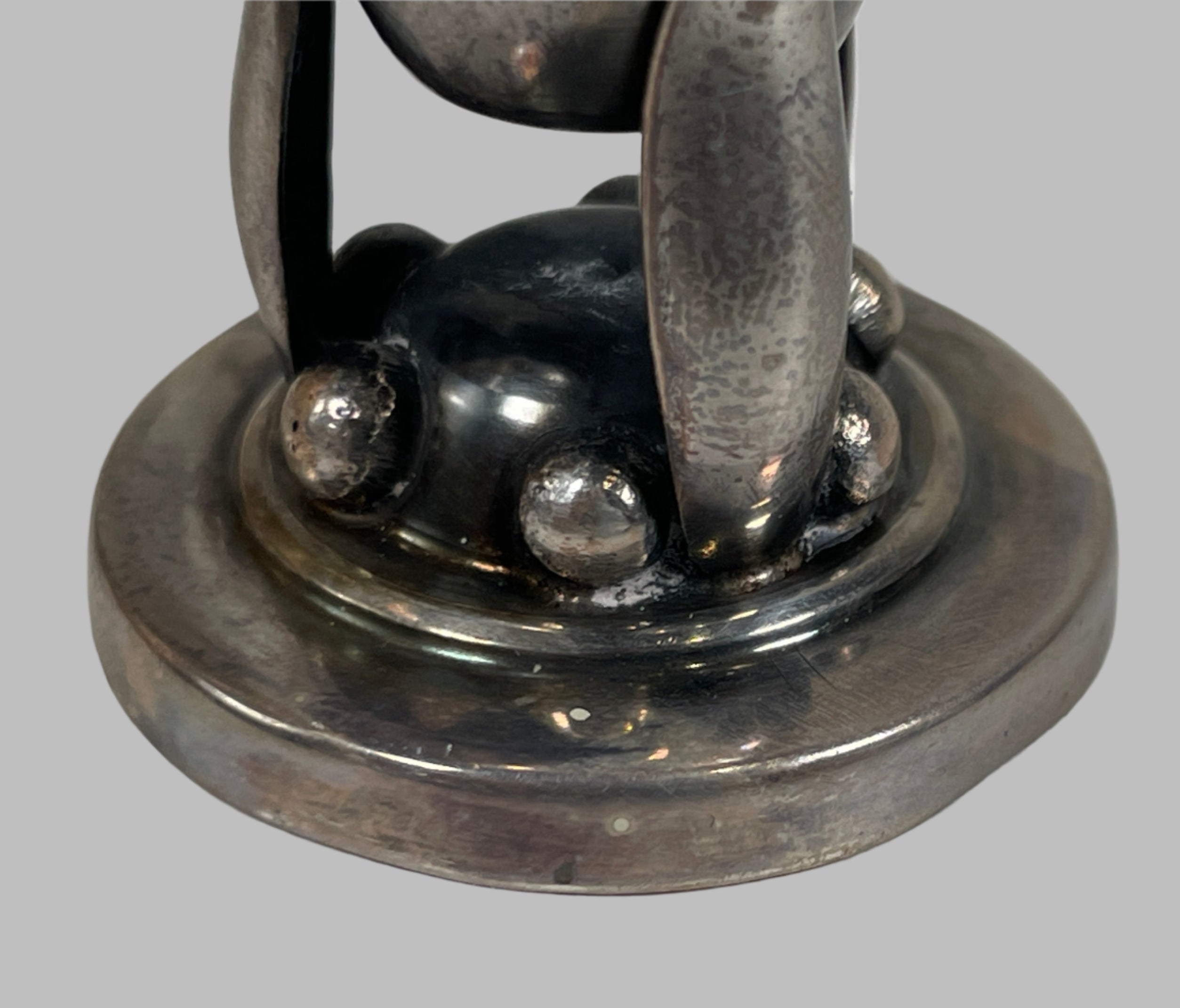 Vintage 1940s Sterling Salt & Pepper Shakers – Atomic Age Design