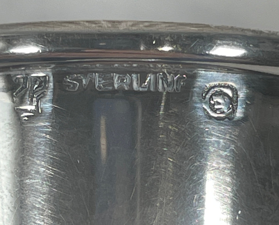 Vintage 1940s Sterling Salt & Pepper Shakers – Atomic Age Design