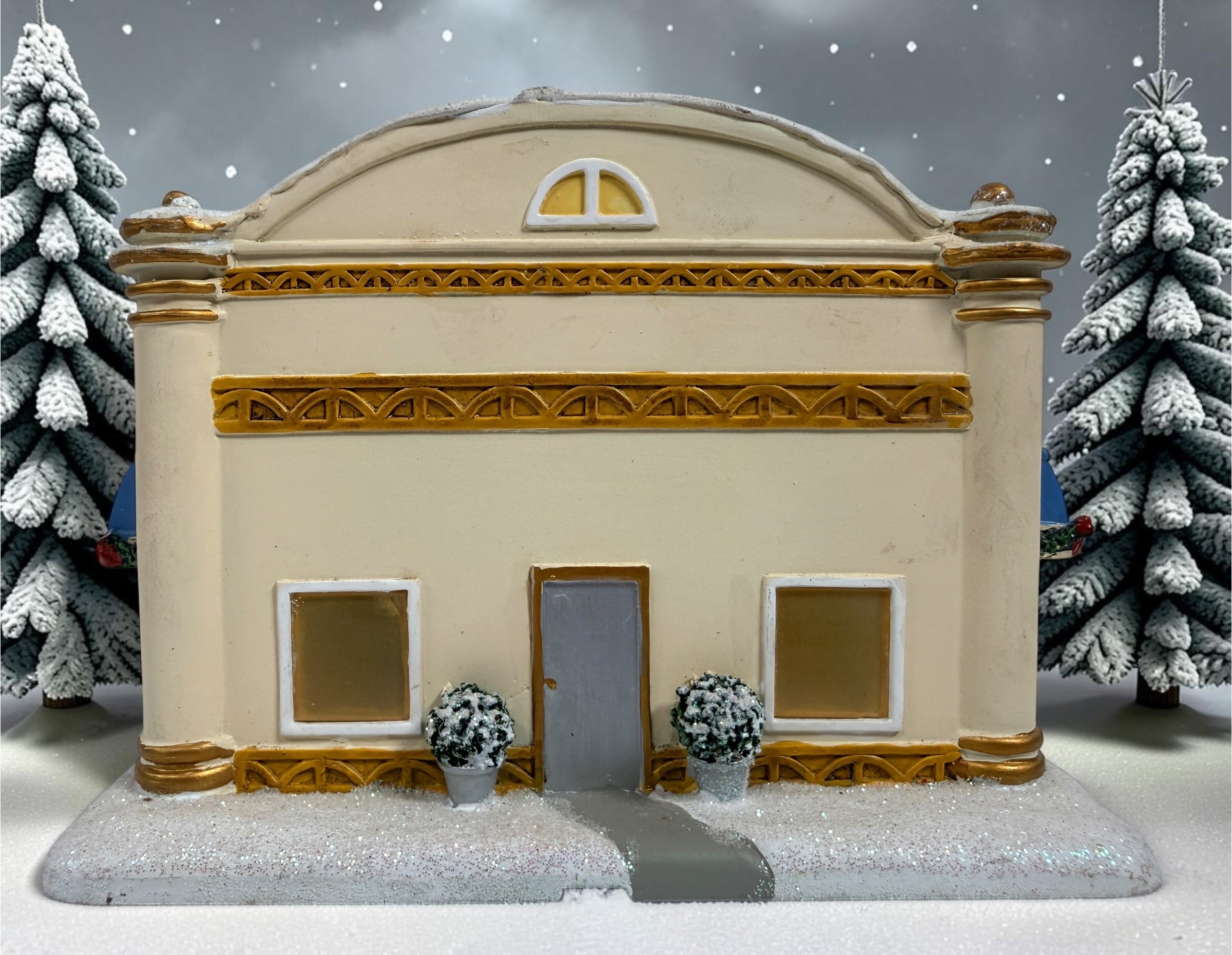 2007 Hawthorne Village Elvis Presley “It’s Now or Never” Travel Agency holiday village collectible. Official Elvis issue; cord and bulb not included.