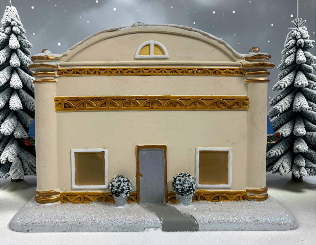 2007 Hawthorne Village Elvis Presley “It’s Now or Never” Travel Agency holiday village collectible. Official Elvis issue; cord and bulb not included.