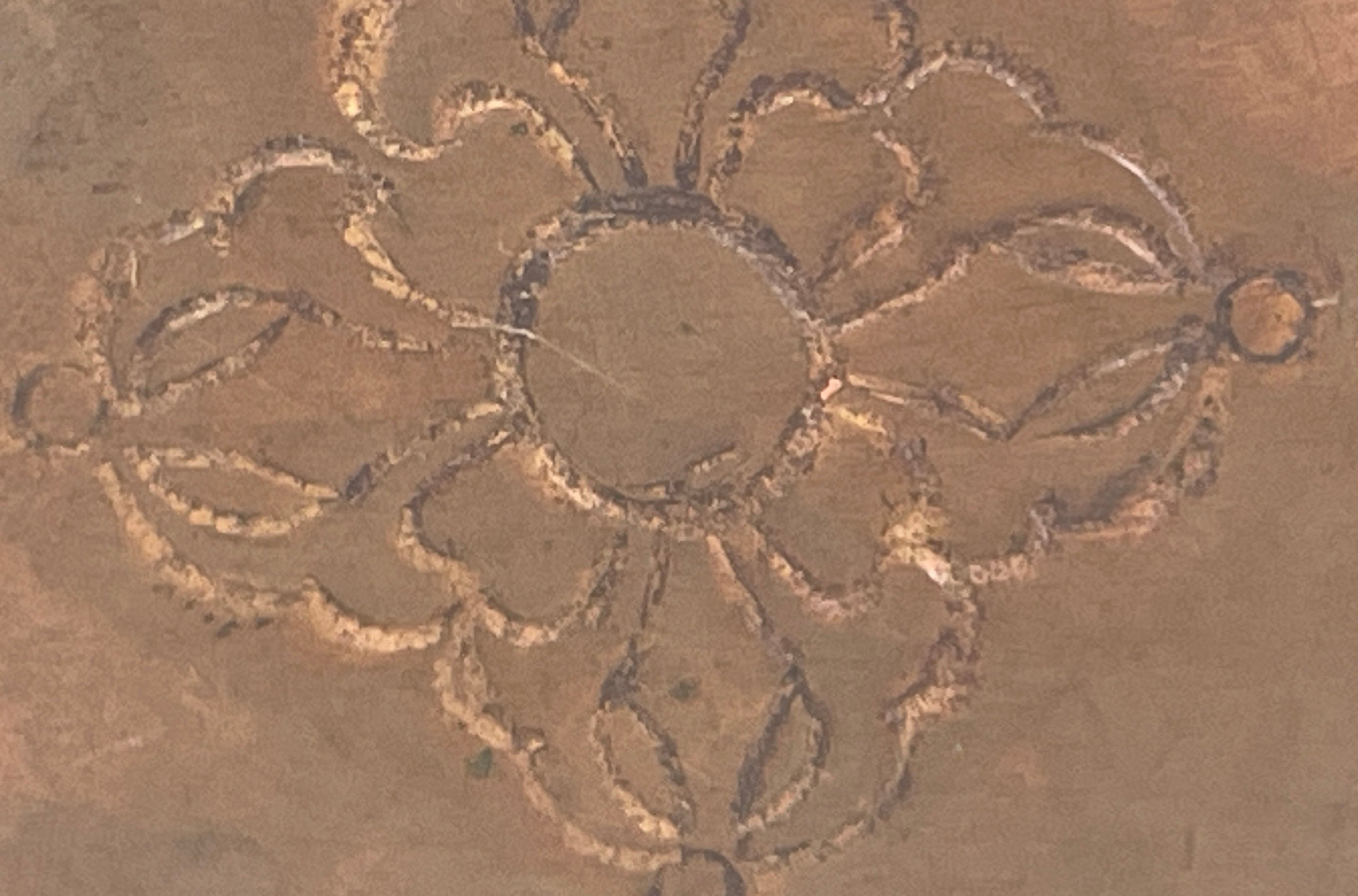 Vintage Brass Seated Buddha – 4.75” Tibetan Mandala Base,