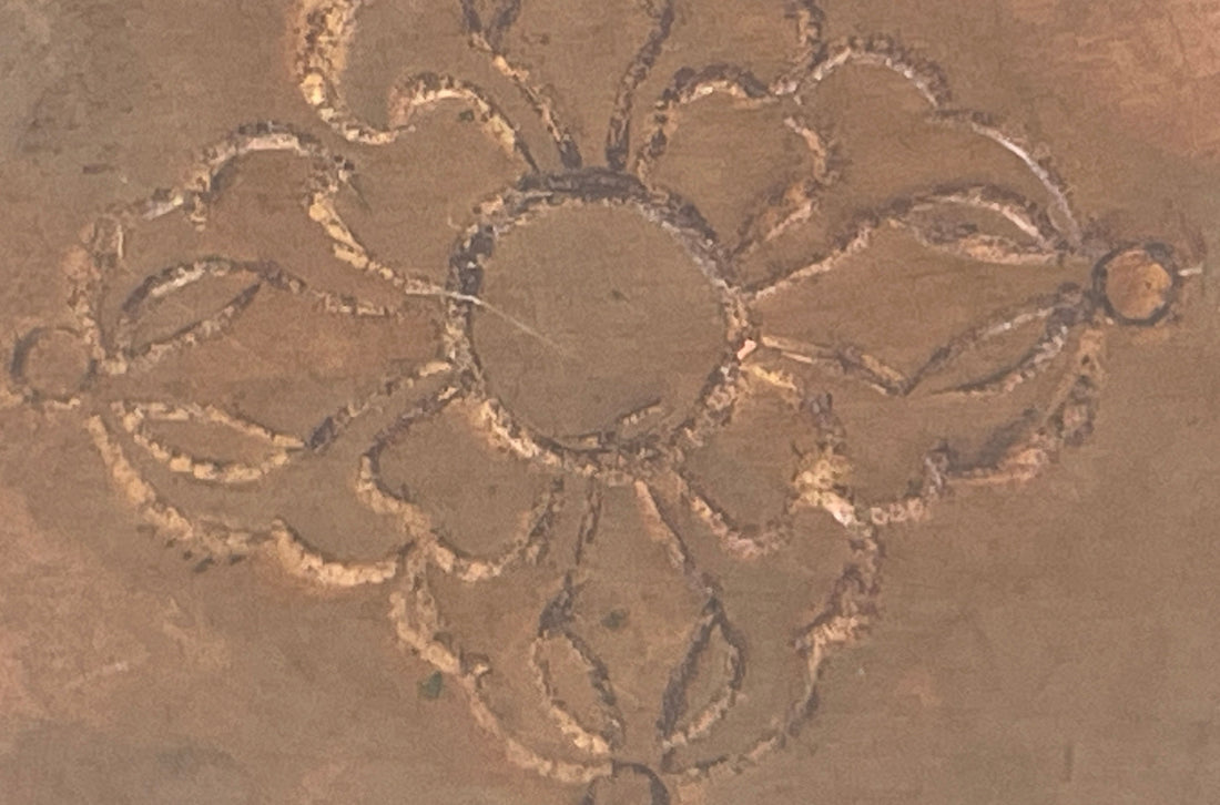 Vintage Brass Seated Buddha – 4.75” Tibetan Mandala Base,