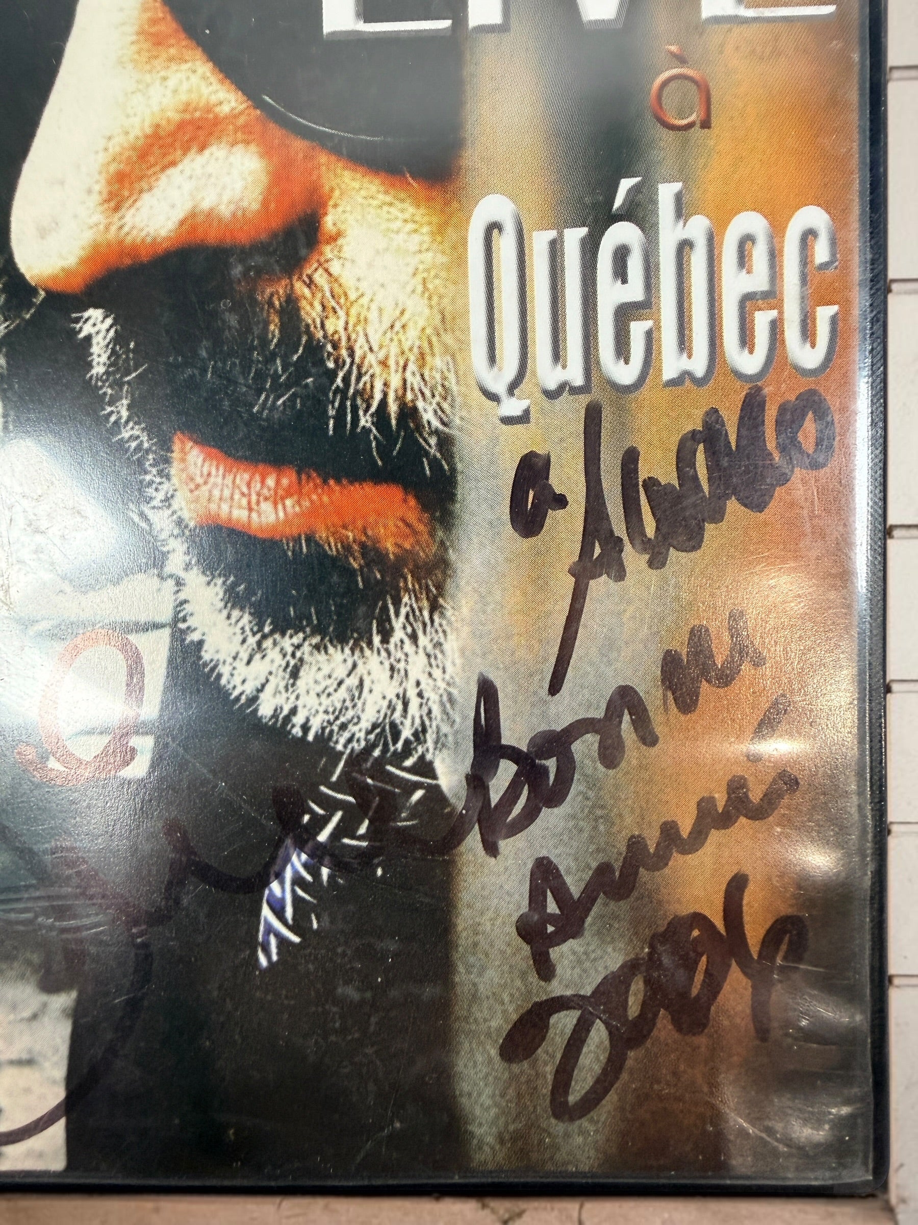 Michel Pagliaro, Live à Québec, 2005 DVD – Signed Copy. – Éco