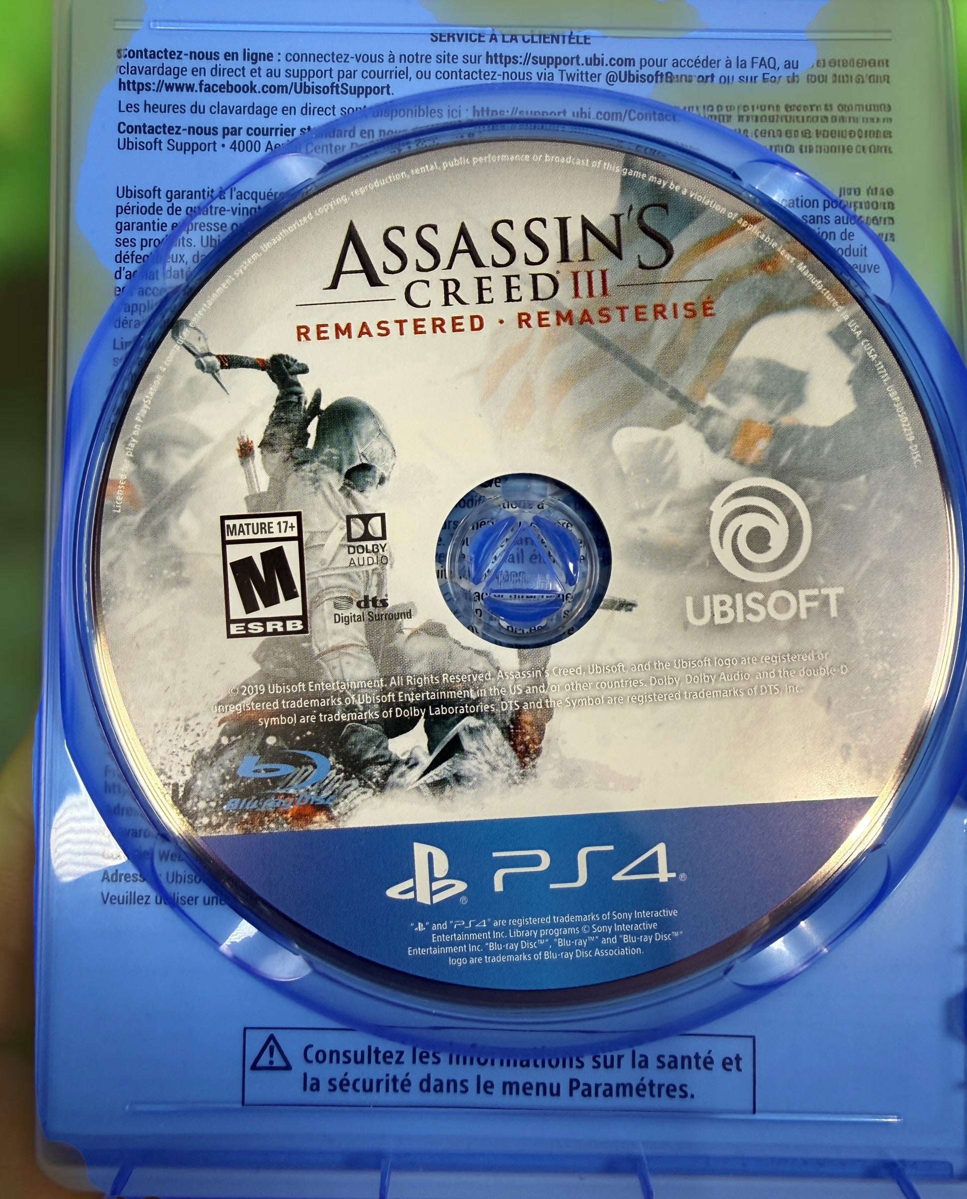 Assassin’s Creed III, Remastered PS4 ,Complete with Liberation.