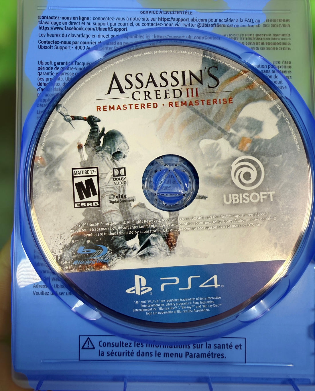 Assassin’s Creed III, Remastered PS4 ,Complete with Liberation.