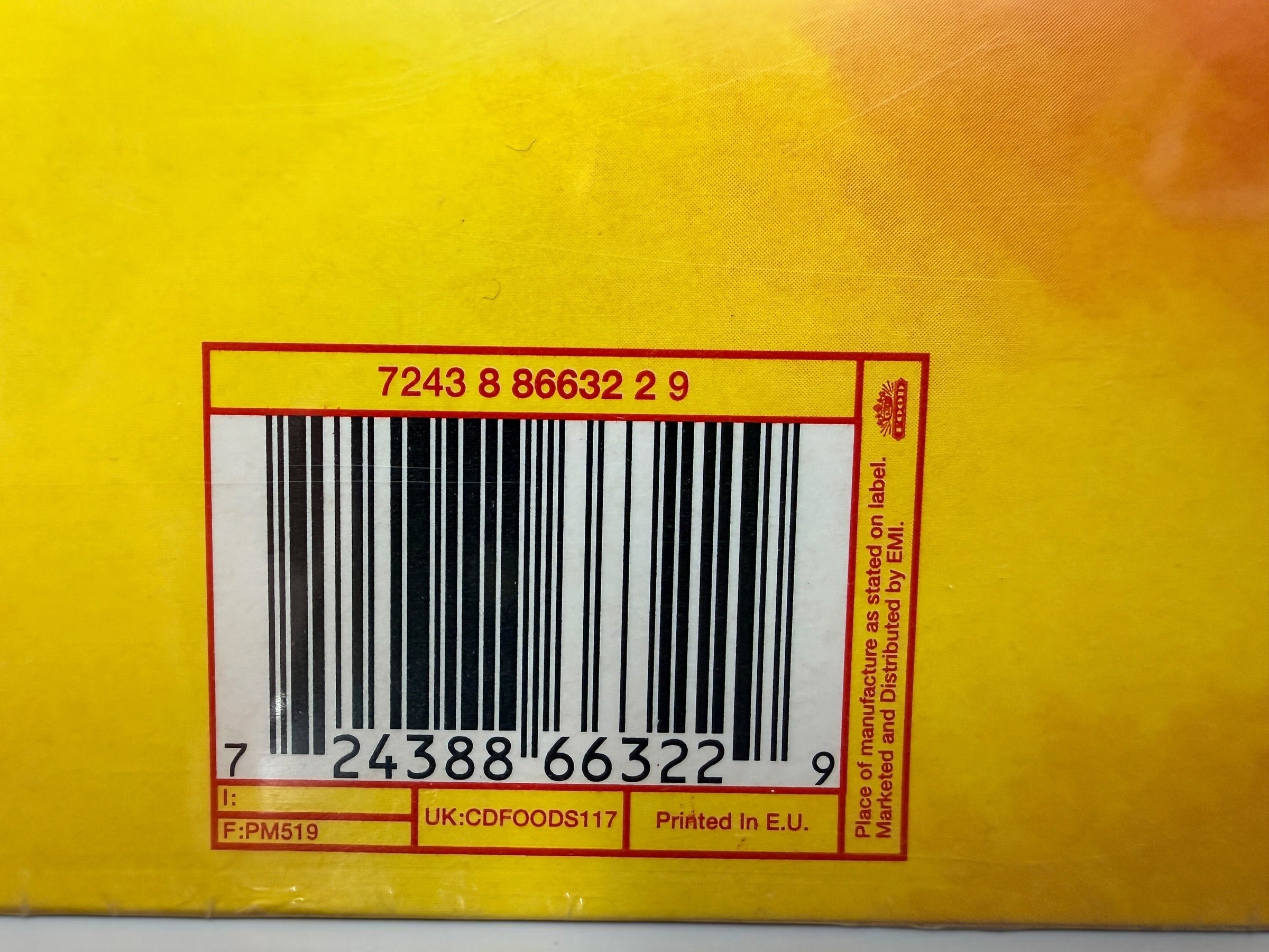 Factory-sealed Blur Tender CD single from 1999 on Food Records/EMI. European pressing featuring Tender, All We Want, and Mellow Jam.