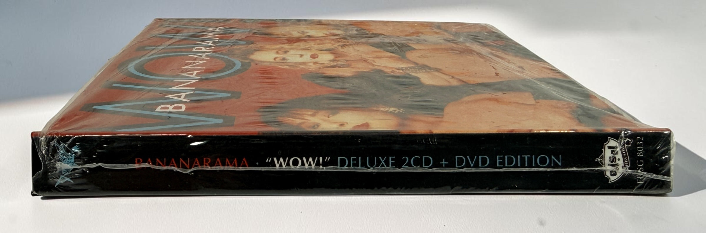 Factory-sealed Bananarama WOW! Deluxe Edition featuring 2 CDs, DVD, 28-page booklet, bonus tracks, remixes, BBC performances and promo videos.
