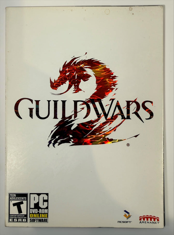 Complete Guild Wars 2 PC DVD-ROM with both installation discs, original case, slipcover and serial code booklet. Clean used copy in good condition.
