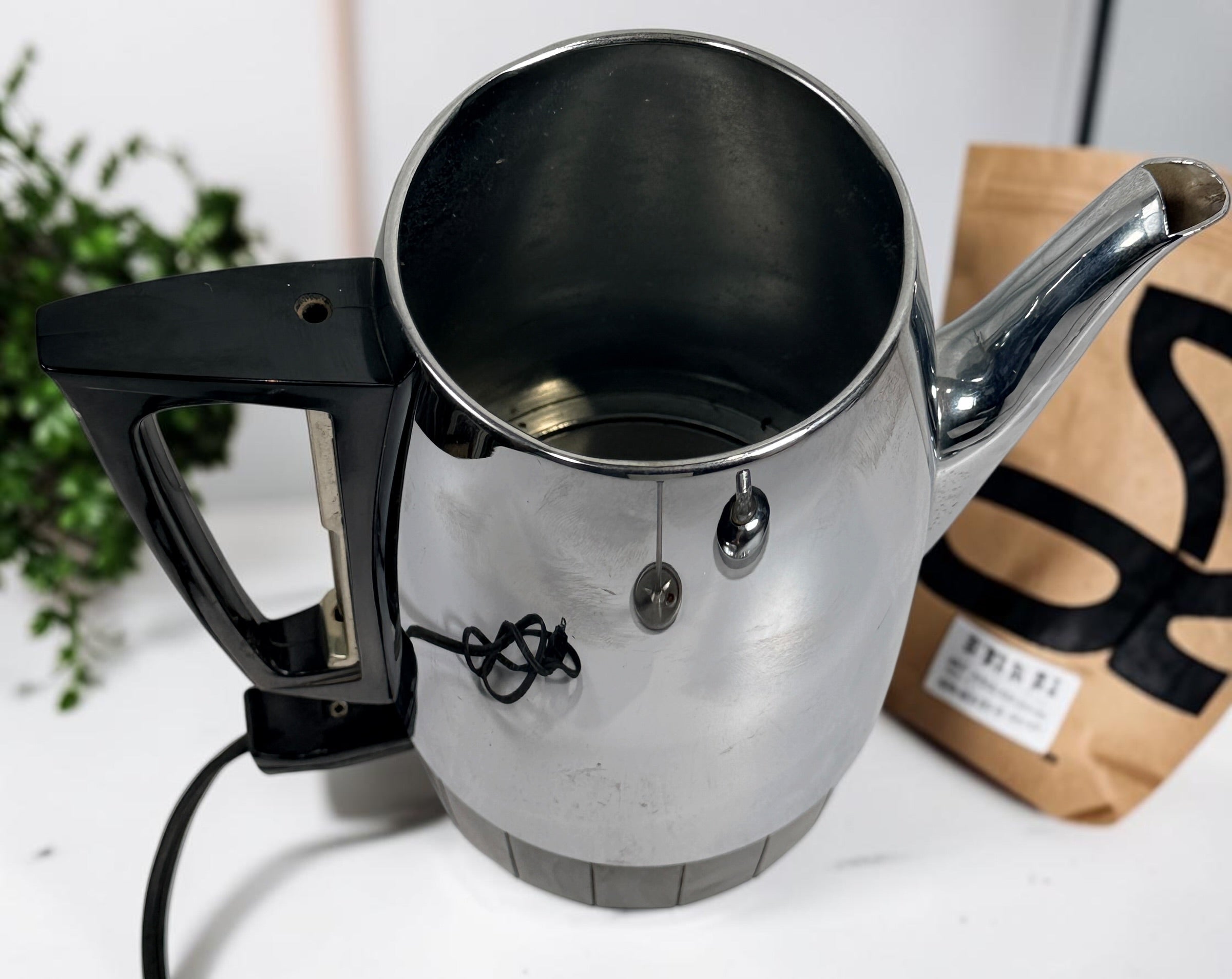 Cafetière à percolation vintage Sunbeam Coffeemaster Deluxe AP18 9 tasses