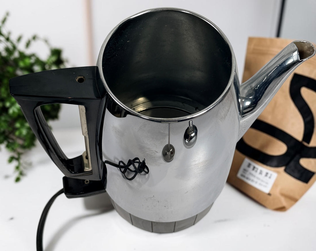 Cafetière à percolation vintage Sunbeam Coffeemaster Deluxe AP18 9 tasses