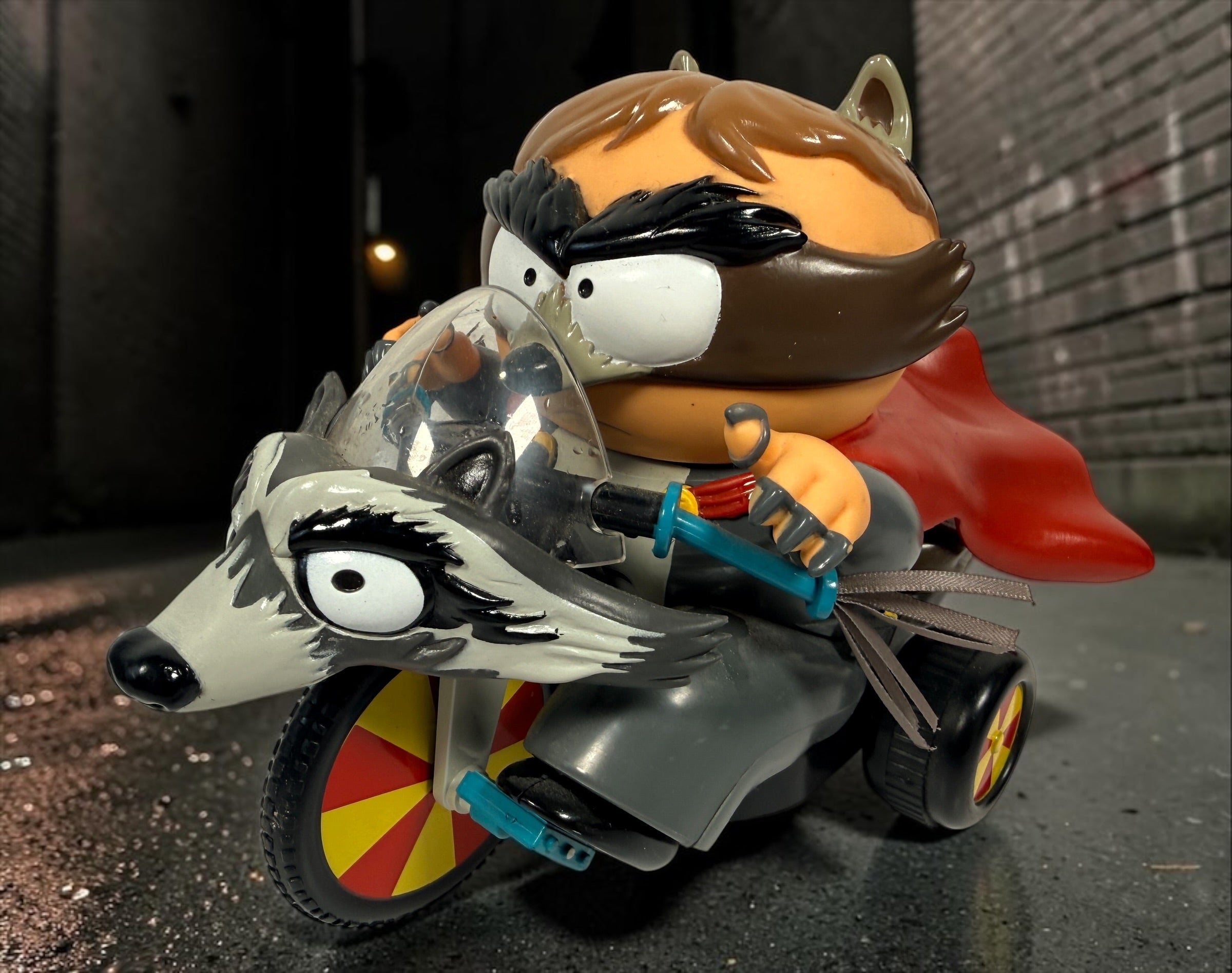 South Park RC Coon Mobile Cartman collectible from 2017. Untested and sold as-is with missing rear battery cover. Official Comedy Partners item.