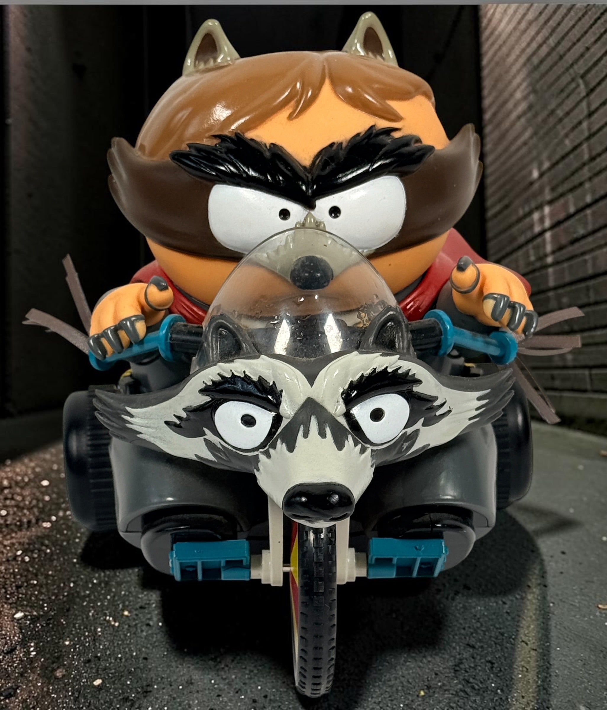 South Park RC Coon Mobile Cartman collectible from 2017. Untested and sold as-is with missing rear battery cover. Official Comedy Partners item.
