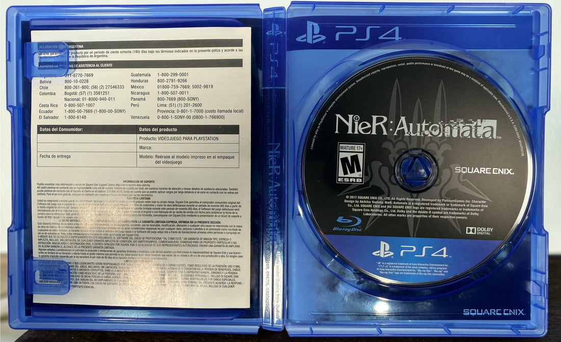 NieR: Automata Day One Edition for PS4, 2017 Square Enix release with original case, game disc and inserts. Used in good overall condition