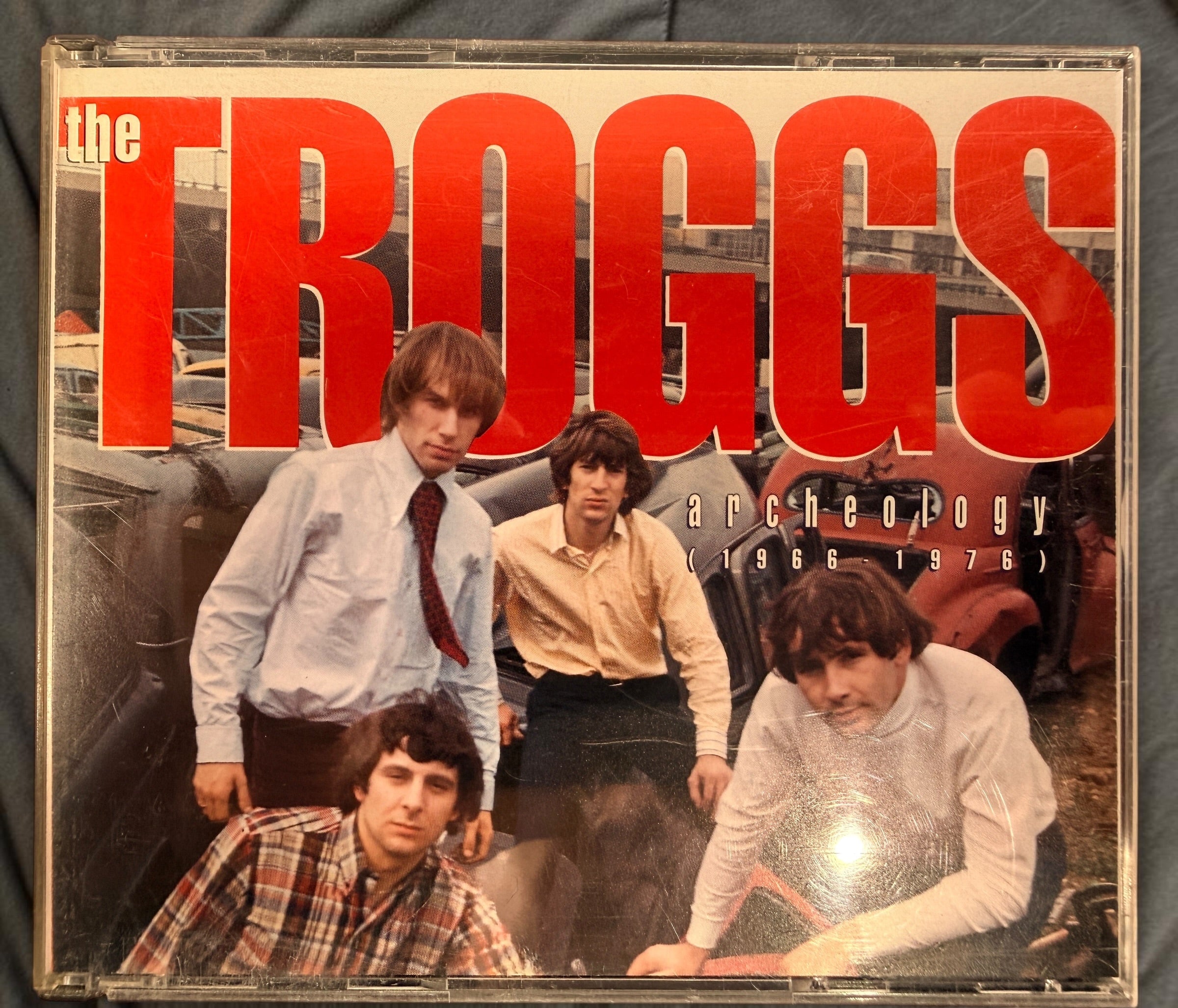 The Troggs Archeology 1966–1976 2-CD compilation, 1992 Fontana Canadian edition featuring 52 classic tracks including Wild Thing and Love Is All Around.