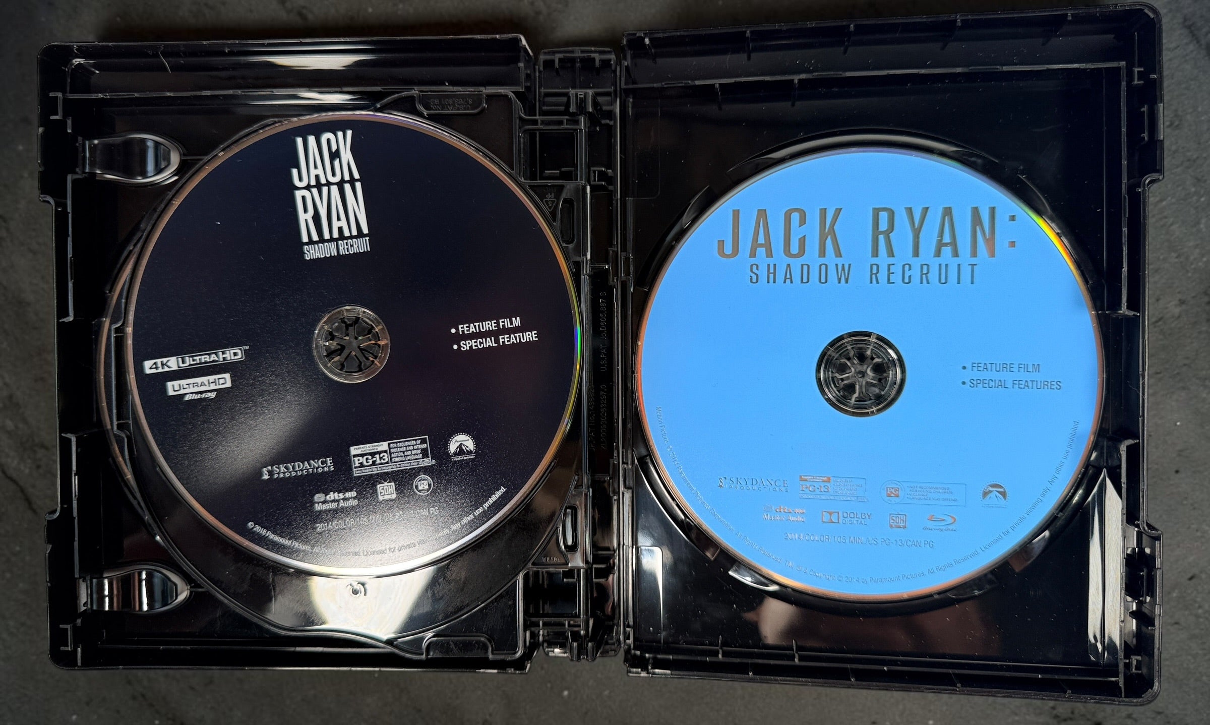 Jack Ryan 5-Film Collection on 4K UHD and Blu-ray. Complete 10-disc Paramount set featuring all five Jack Ryan films.