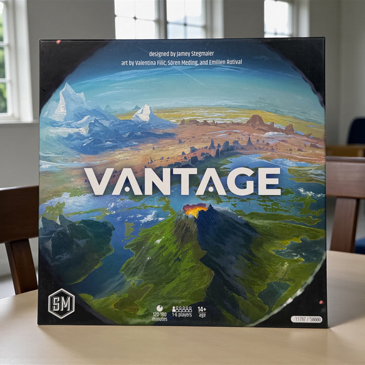 Open-world cooperative board game by Jamey Stegmaier. Complete numbered edition with all components. Epic exploration for 1–6 players.