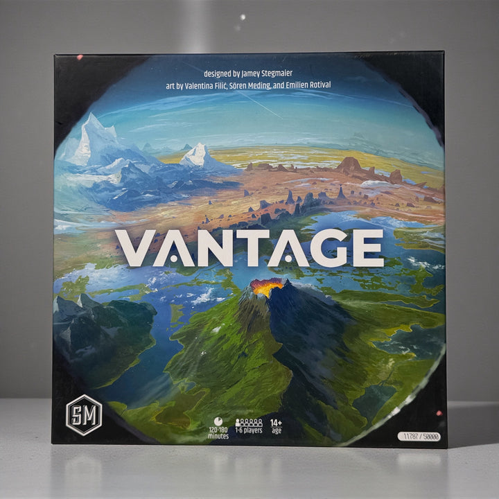 Open-world cooperative board game by Jamey Stegmaier. Complete numbered edition with all components. Epic exploration for 1–6 players.