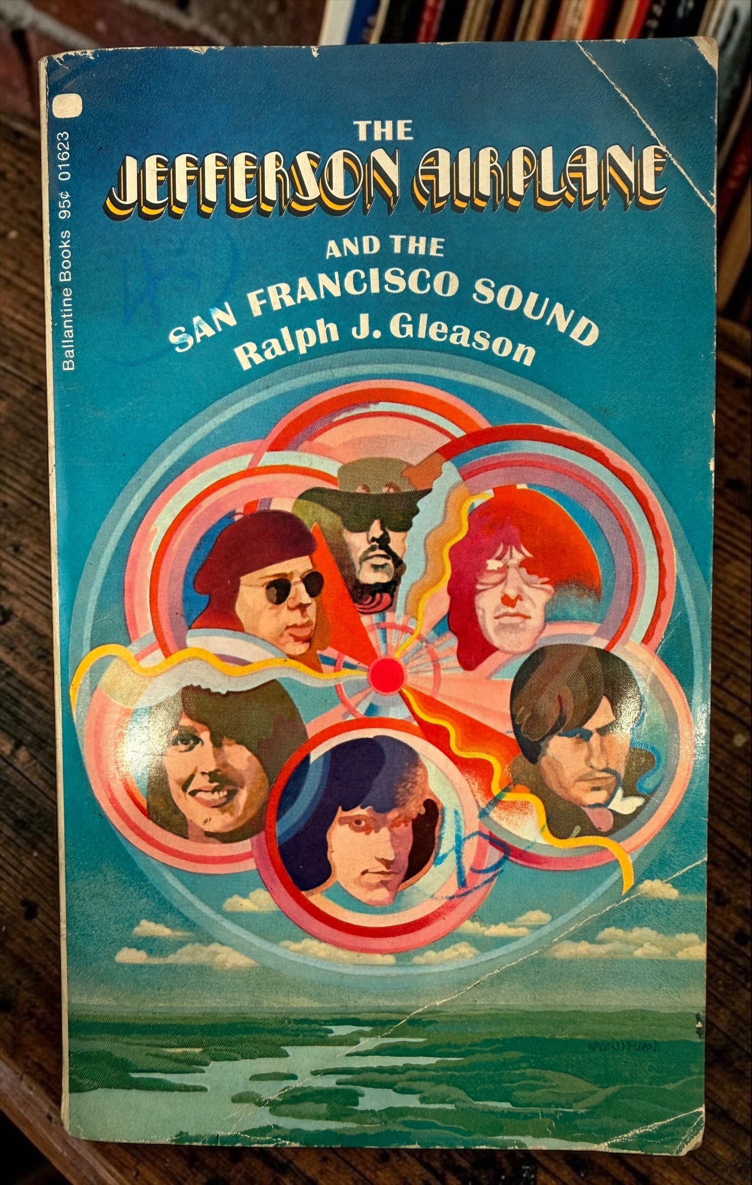 Vintage 1969 Ralph J. Gleason Jefferson Airplane and San Francisco Sound paperback featuring Grateful Dead, Bill Graham and the psychedelic rock scene.