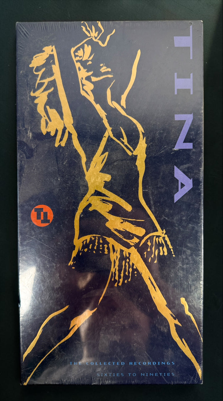 Factory-sealed Tina Turner The Collected Recordings 1994 Capitol 3-CD box set featuring 48 remastered tracks. Rare collectible long-box edition