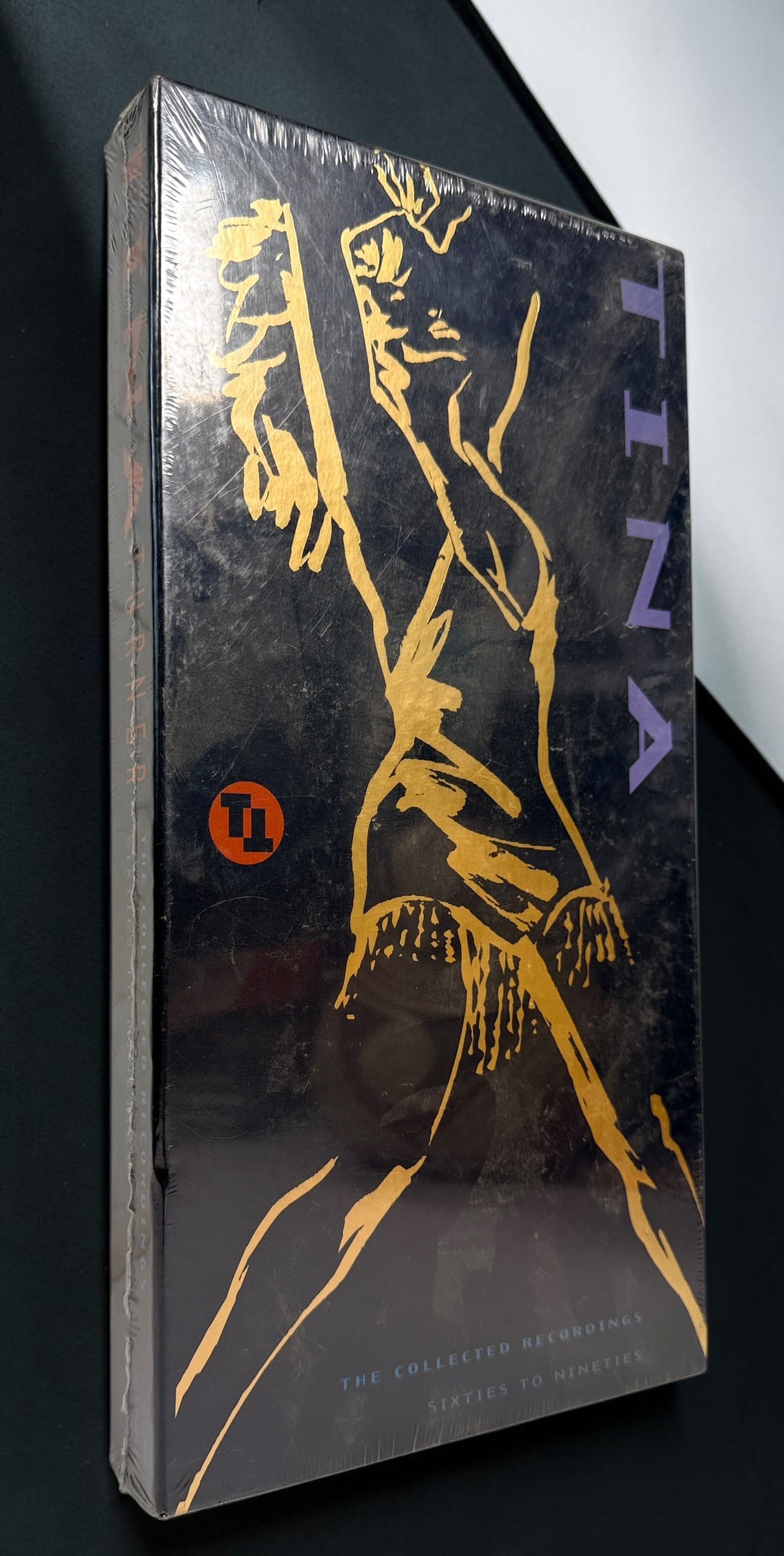Factory-sealed Tina Turner The Collected Recordings 1994 Capitol 3-CD box set featuring 48 remastered tracks. Rare collectible long-box edition