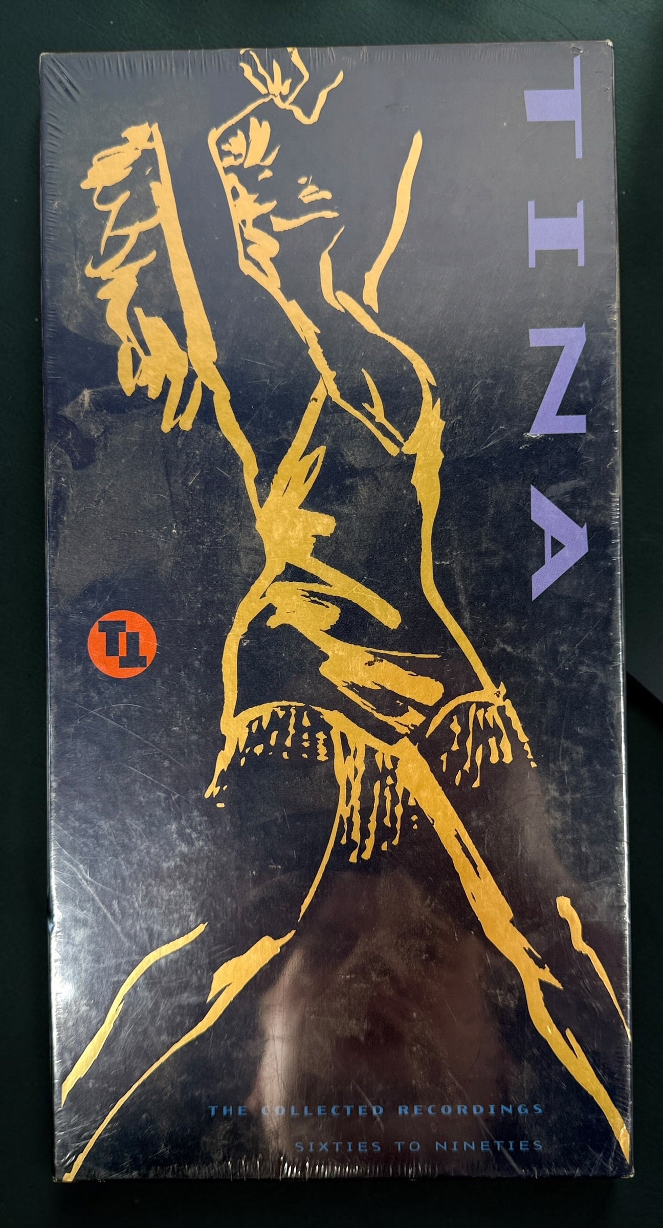 Factory-sealed Tina Turner The Collected Recordings 1994 Capitol 3-CD box set featuring 48 remastered tracks. Rare collectible long-box edition