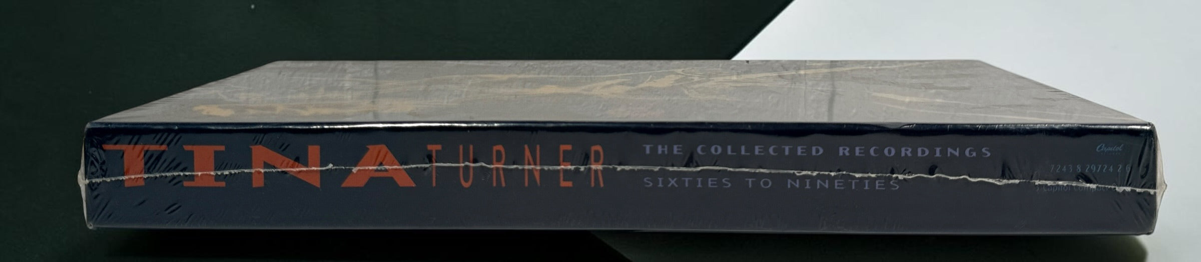 Factory-sealed Tina Turner The Collected Recordings 1994 Capitol 3-CD box set featuring 48 remastered tracks. Rare collectible long-box edition