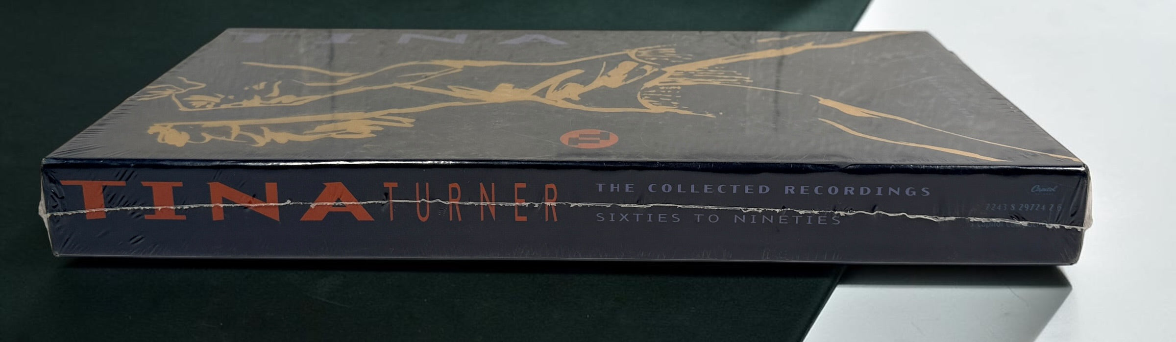 Factory-sealed Tina Turner The Collected Recordings 1994 Capitol 3-CD box set featuring 48 remastered tracks. Rare collectible long-box edition