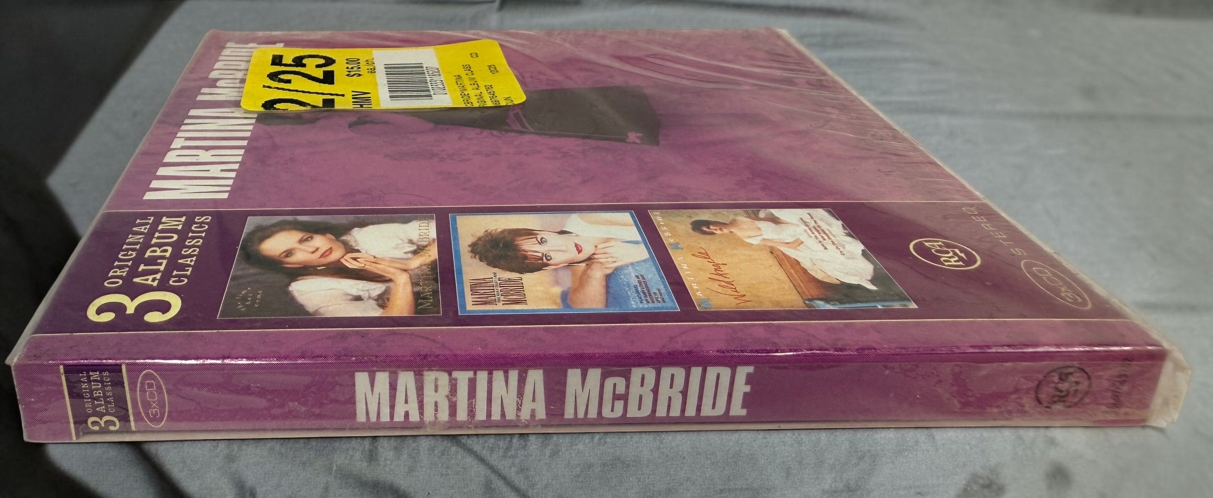 Factory-sealed Martina McBride 3 Original Album Classics 3-CD set featuring The Time Has Come, The Way That I Am and Wild Angels, Sony/RCA 2010.