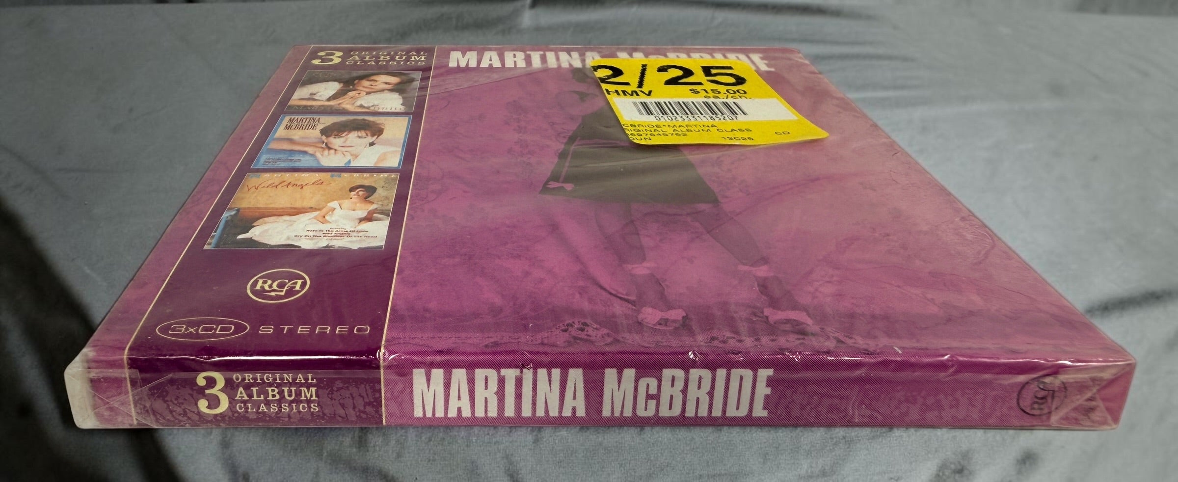 Factory-sealed Martina McBride 3 Original Album Classics 3-CD set featuring The Time Has Come, The Way That I Am and Wild Angels, Sony/RCA 2010.