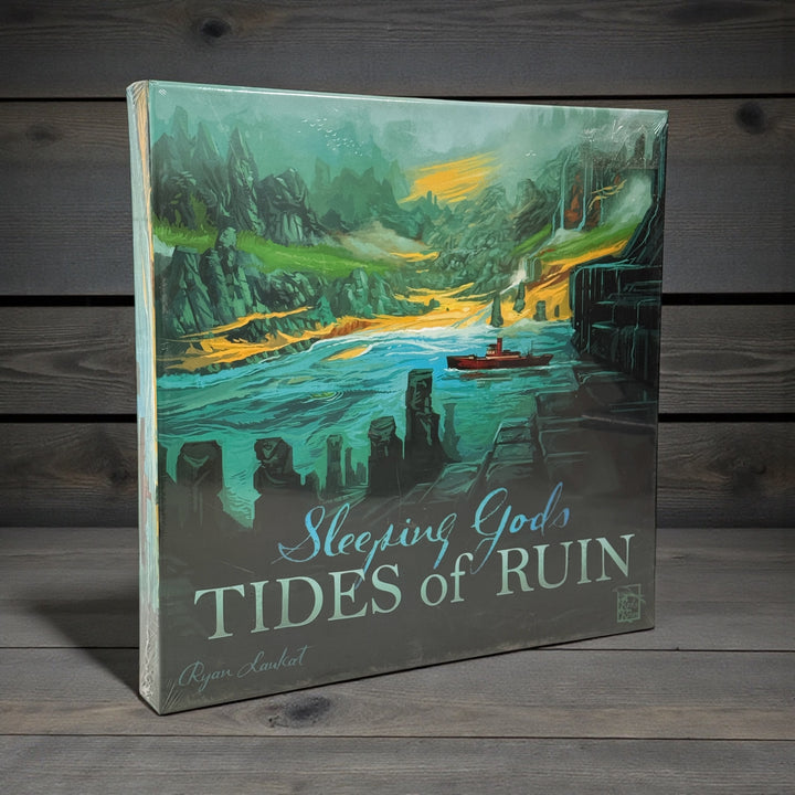 Sealed Sleeping Gods Tides of Ruin expansion. Adds new quests, atlas pages, and Arcade Mode. Requires base game. Fast shipping. Ideal for campaign gamers.