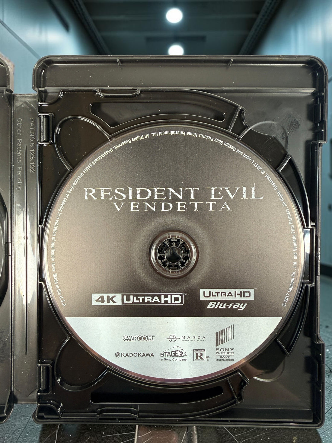 SEO Meta Description: Resident Evil Vendetta 2017 three-disc special edition with 4K UHD, Blu-ray, bonus disc and original bilingual slipcover.