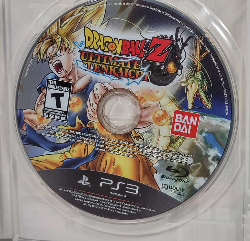 PS3 PlayStation 3, Dragon Ball Z Ultimate Tenkaichi,