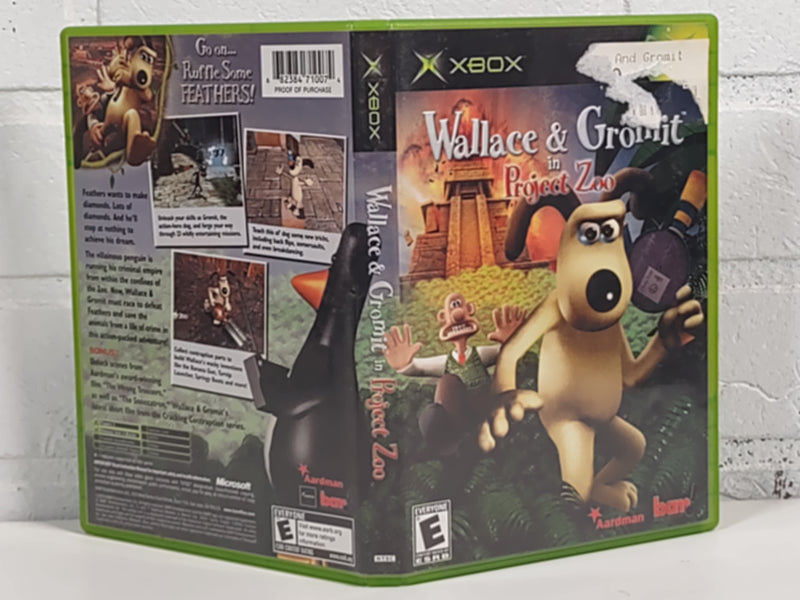 XBOX, Wallace et Gromit dans Project Zoo 2003,