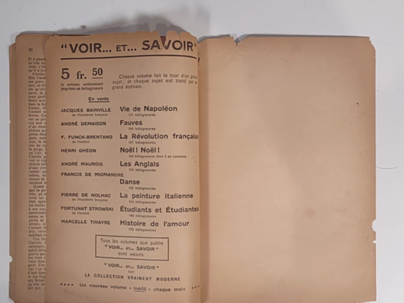 Le Docteur Pascal -Vol I & II, Emilie Zola , Circa 1934