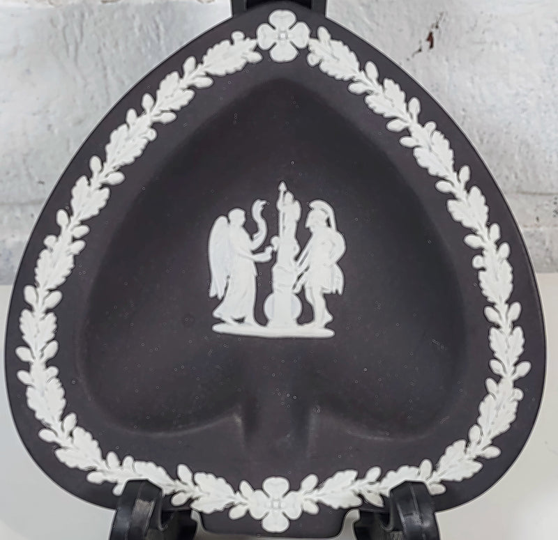 Lot de 3 plats à bibelots Wedgwood Black Jasperware