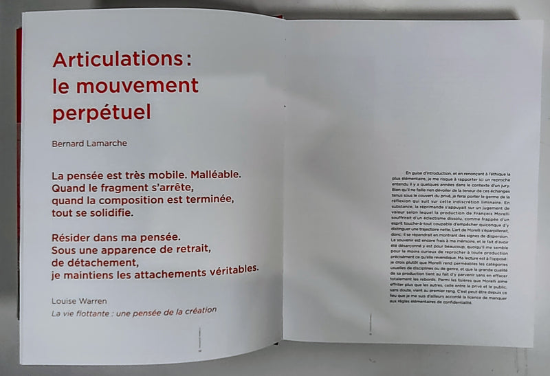 François Morelli, Catalogue D'Expositions, 1700 La Poste