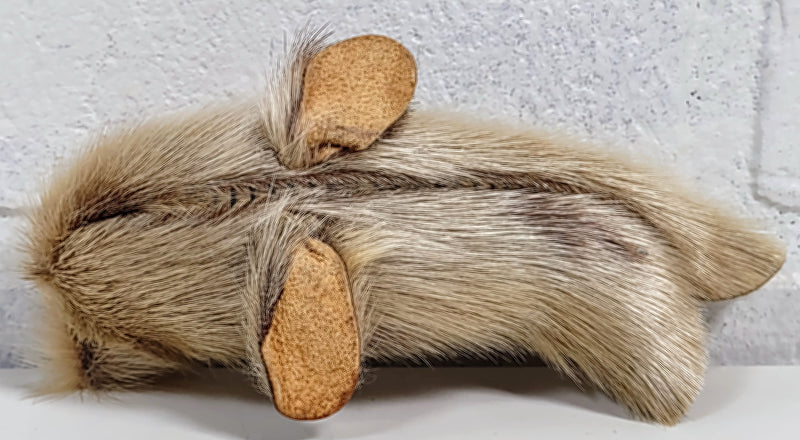 Pair of Vintage Inuit, Seal & Pup, Real Fur. 1970s.