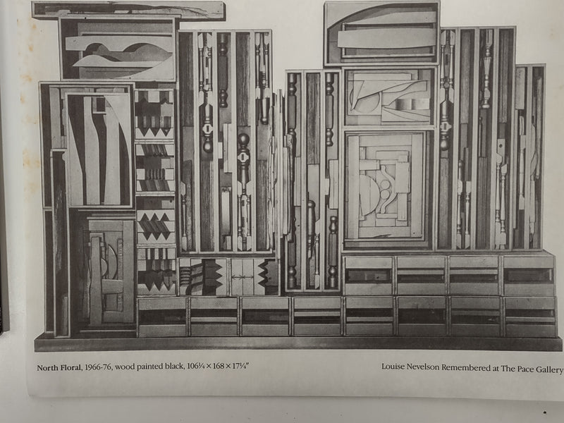 Louise Nevelson Remembered Sculpture And Collages