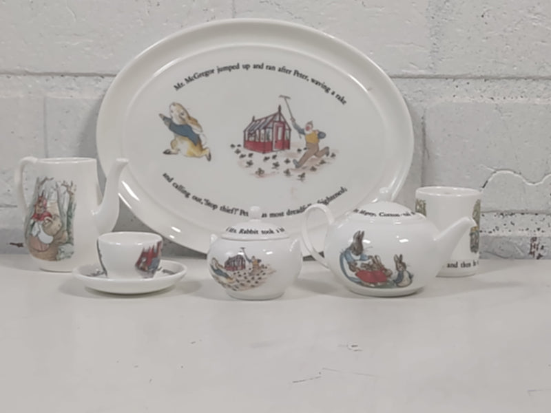 Wedgwood, Beatrix Potter Collection, Peter Rabbit, Minature Tea Set