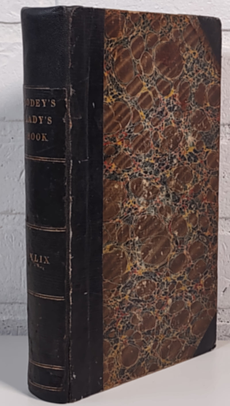 Godey's Magazine and Lady's Book 1854 Vol. XLIX,  July - Dec 1854