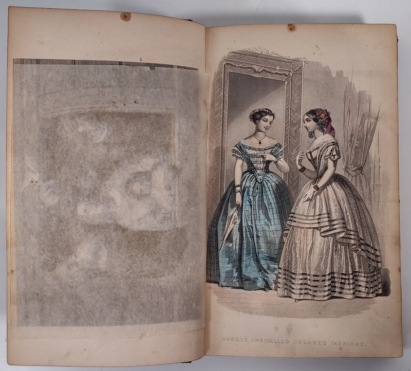 Godey's Magazine and Lady's Book 1854 Vol. XLIX,  July - Dec 1854