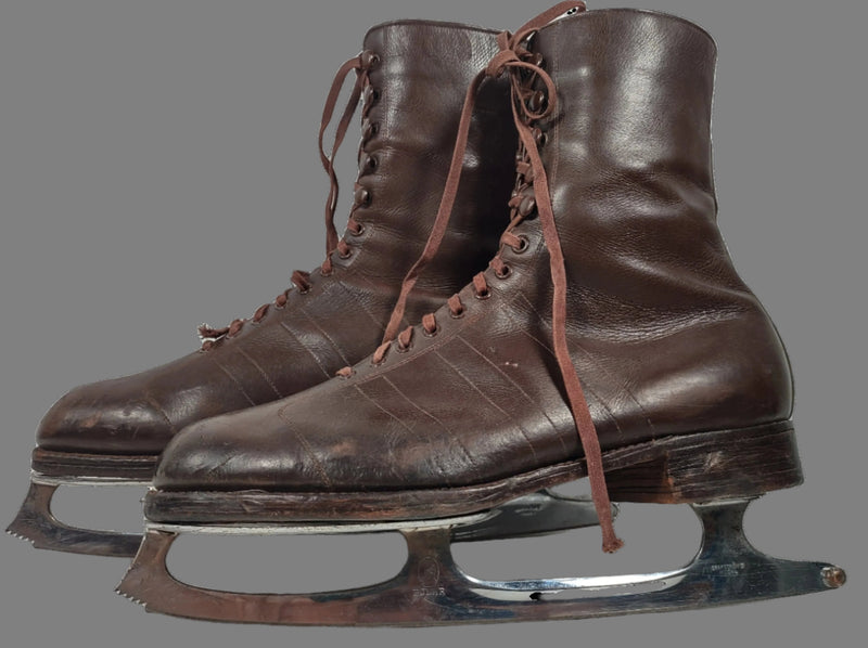 Vintage Figure Skating - Skates, Polar Chrom Wolfram Edelstahl Blades