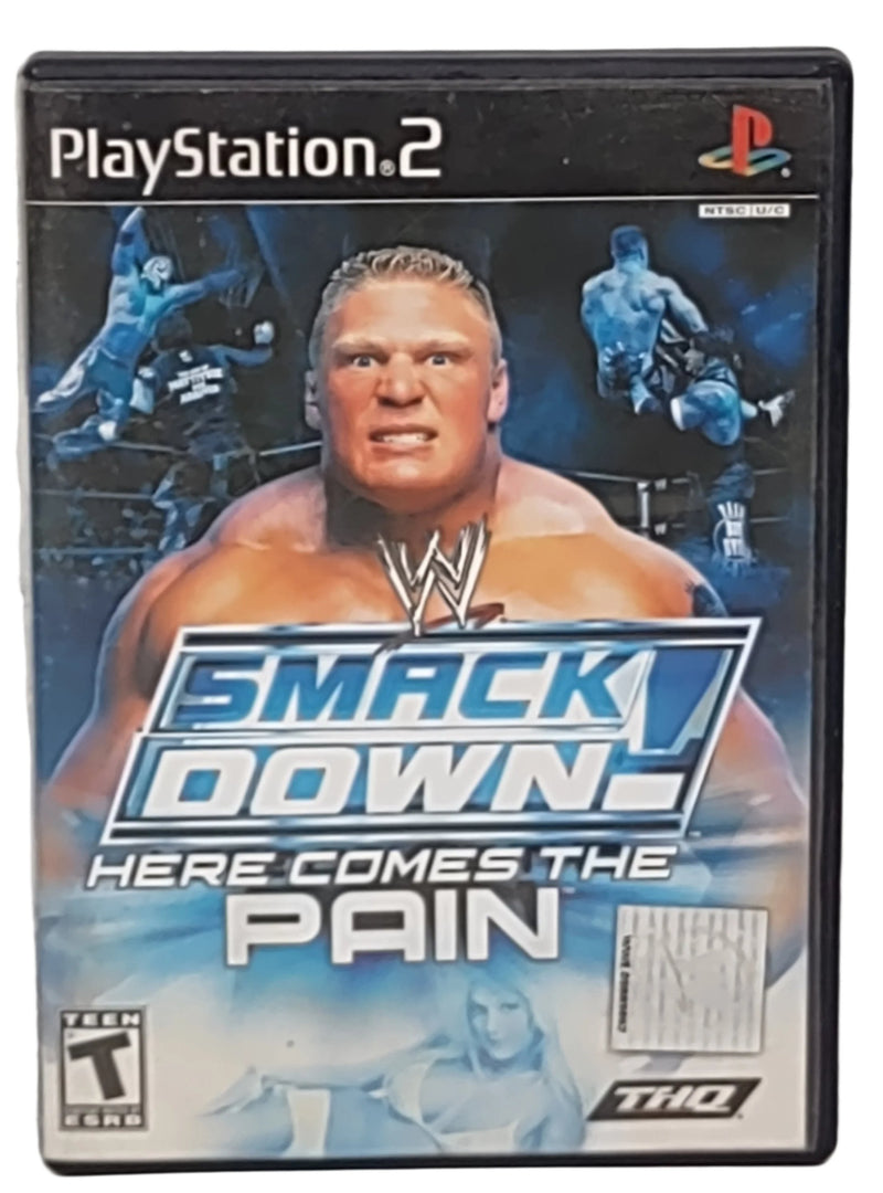 WWE SmackDown Here Comes the Pain (Sony PlayStation 2, 2003) avec manuel