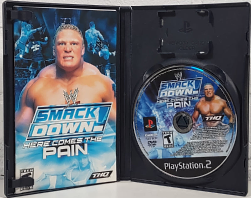 WWE SmackDown Here Comes the Pain (Sony PlayStation 2, 2003) avec manuel