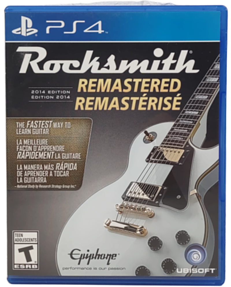 Rocksmith 2014 Edition Remasterisée pour PS4 Jeu uniquement Pas de câble de tonalité