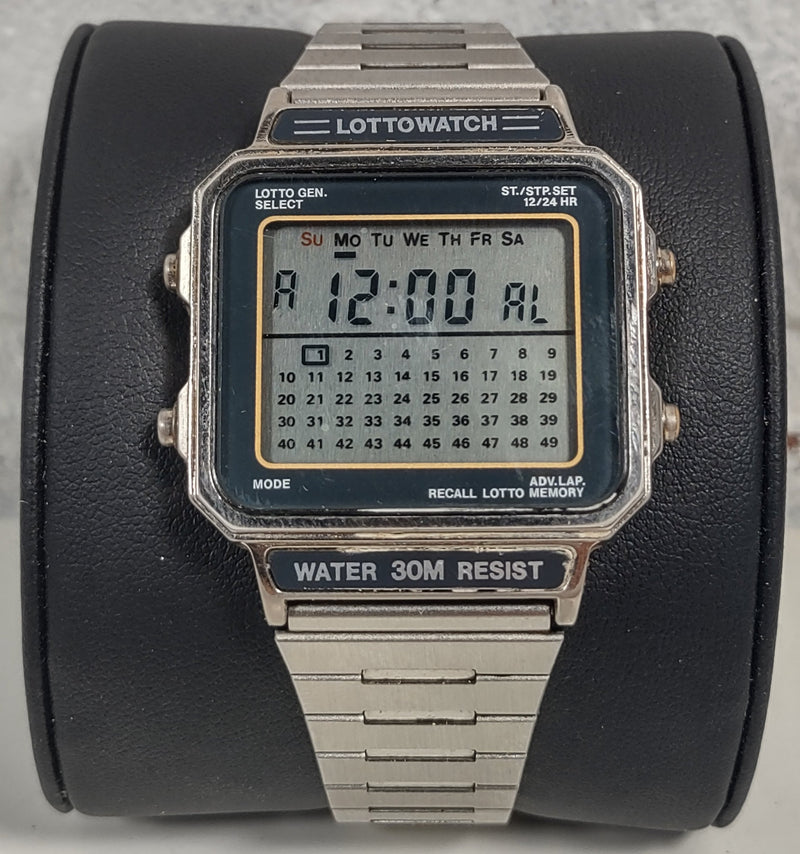 Collectible LottoWatch Module WL-703 , Rare, LCD Watch